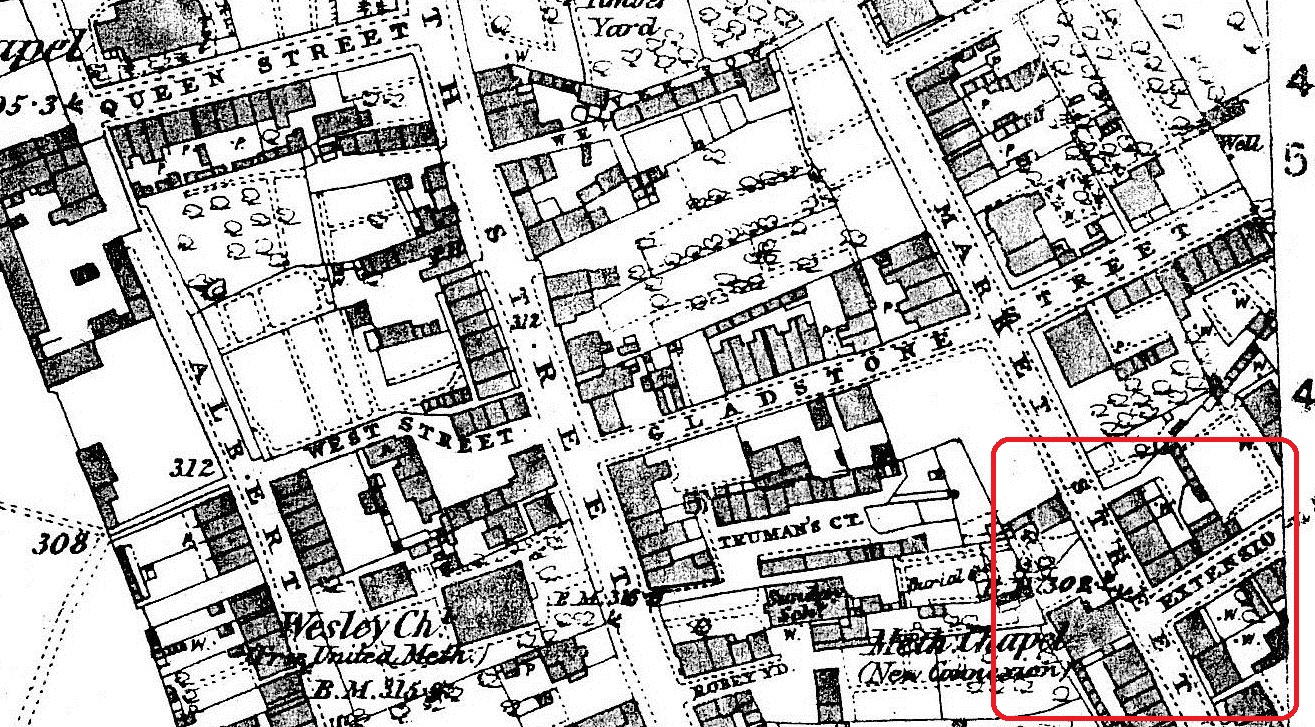 1881 map Extension St